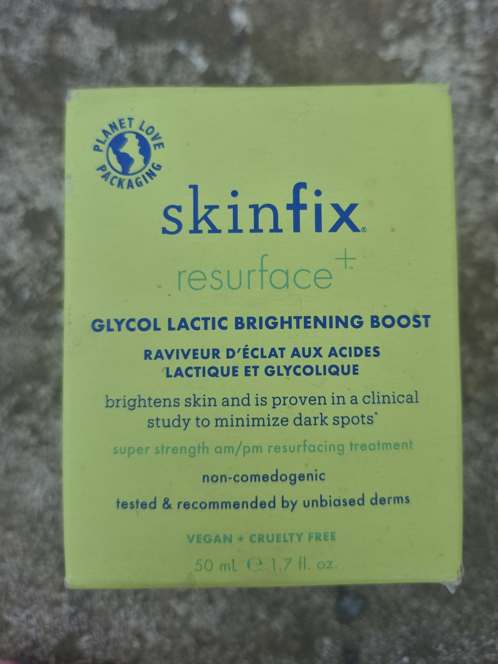 Skin Resurface Glycol Lactic Brightening Boost – Green
